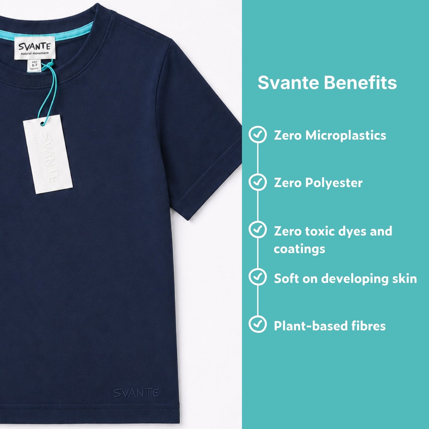 Boy Summer Set | Navy Blue Organic Cotton T-Shirt & Jersey Shorts