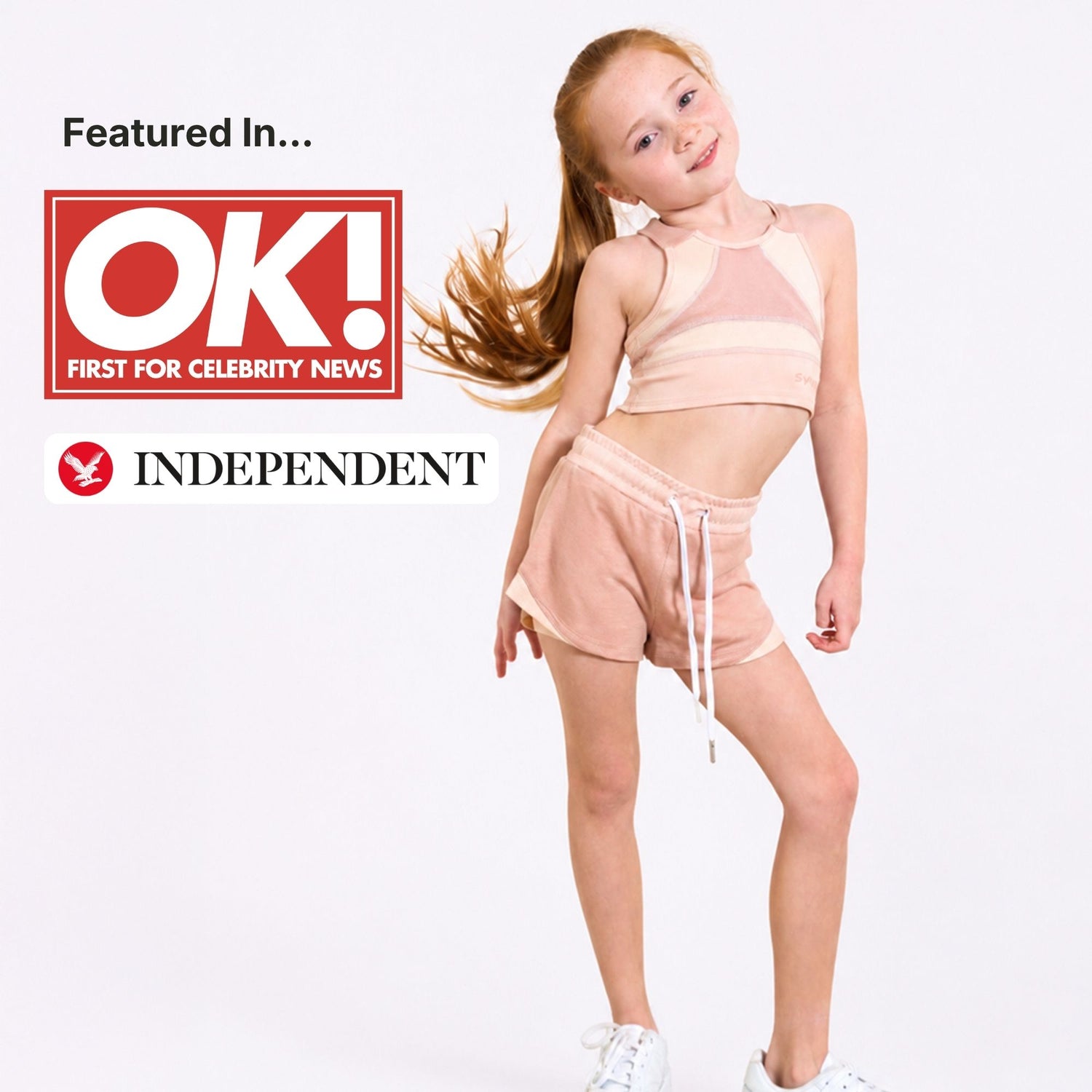 Summer Set | Girls Pink Sports Crop & Pink Sports Shorts